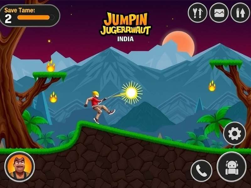 Jumpin Juggernaut India Gameplay Screenshot